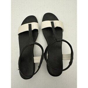 Munro Faran Sandals Black Off White‎ Women’s 7.5M Custom Made Shoes